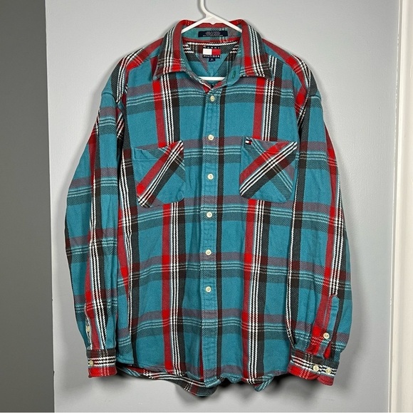 Vintage Tommy Hilfiger Flannel Y2K - Picture 1 of 4